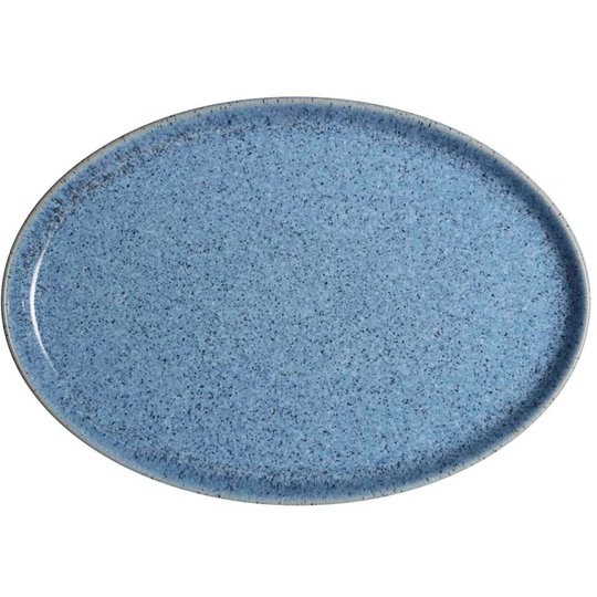 Denby Studio Blue Flint Medium Oval Tallrik 27 cm