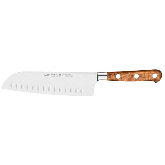 Sabatier Santokukniv Olivträhandtag 18 cm