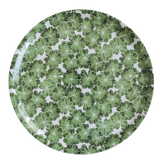 Götefors porslin - Botanica Daggkåpa Bricka 38 cm Grön