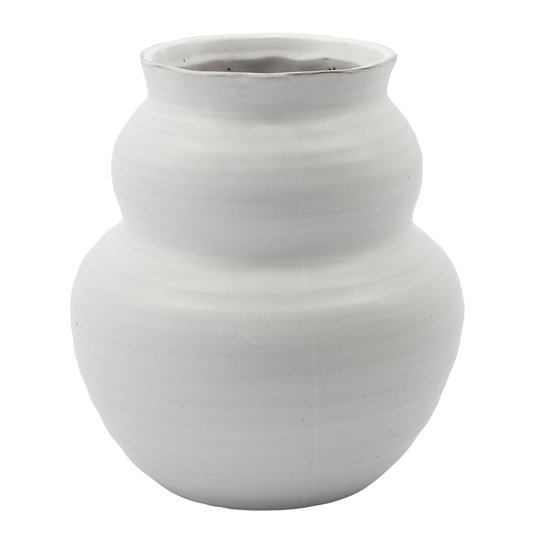 House Doctor - Juno Vas 19 cm Vit