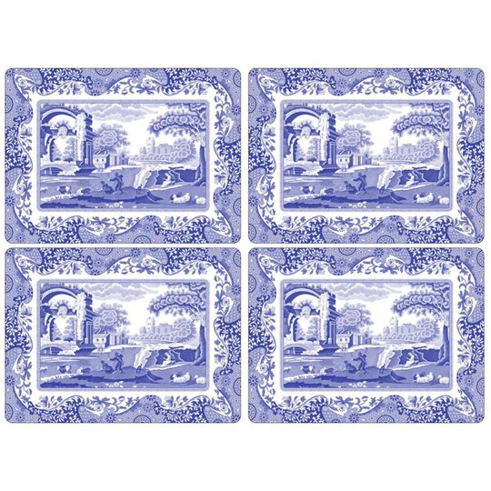 Spode Blue Italian Bordsunderlägg 4-pack 40 x30 cm