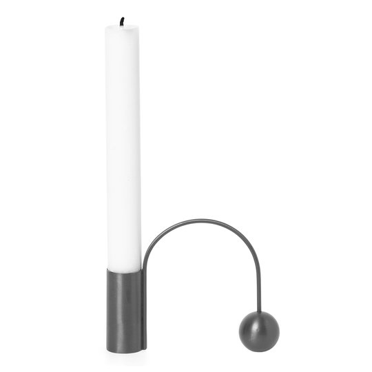 Ferm Living - Balance Ljushållare 11 cm Svart