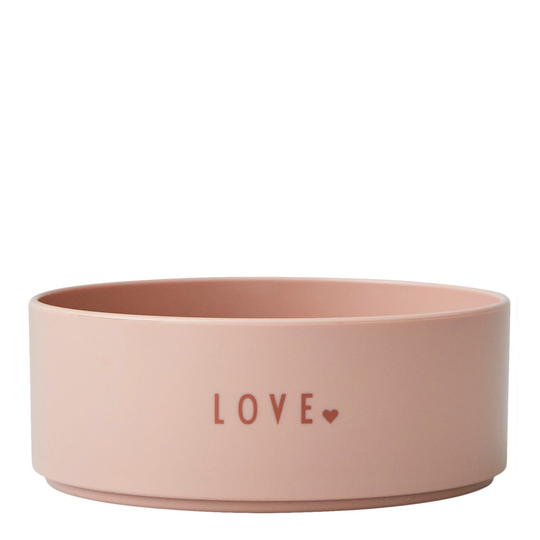 Design Letters - Mini Favourite Skål 30 cl Love Nude