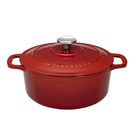 Gryta Rund 4 L Ø 24 cm Röd