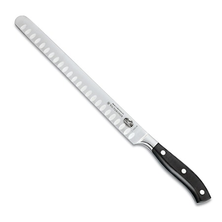 Grand Mâitre Laxkniv Smidd Svart 26 cm i Presentask