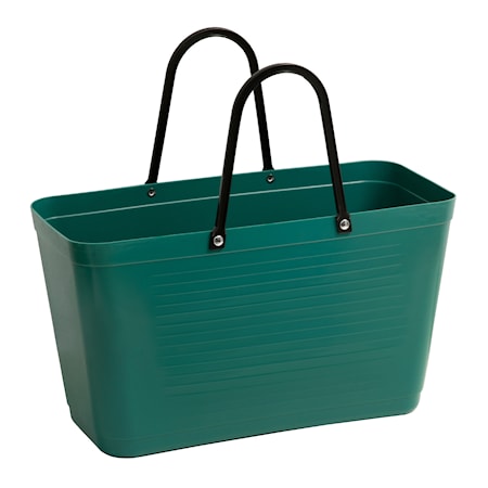 Väska Stor Green Plastic Mörkgrön