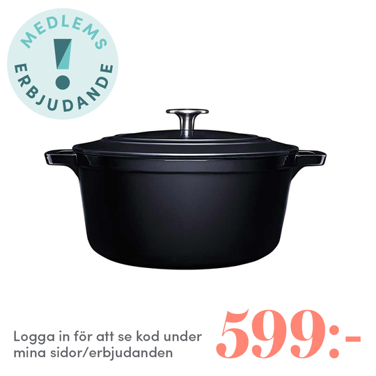 Anders Petter - Stenfors Gjutjärnsgryta rund 4,4 L Marinblå