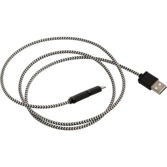 Kreafunk aCABLE Laddningskabel Svart/ Vit