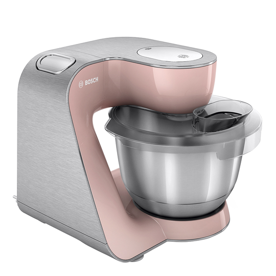 Bosch - Bosch Köksmaskin 1000 W Rostfritt Stål/Rosa