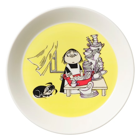 Mumin Tallrik 19 cm Misan gul