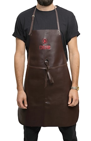 Grillförkläde Läder