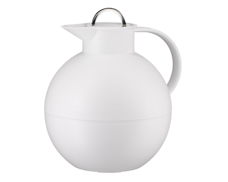 Kulan termoskanna frostad vit/blank stål 0,94 liter