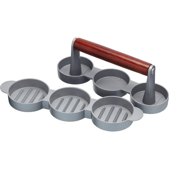 Kitchen Craft Mini Hamburgerpress Aluminium Non-stick
