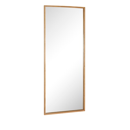 Vægspejl, egetræ, FSC, natur, x-large