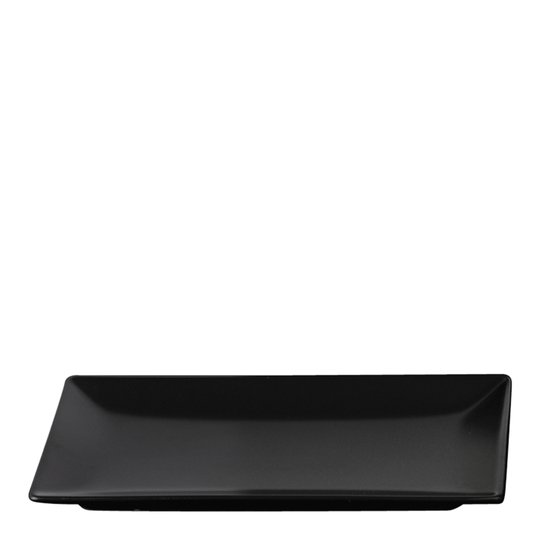 Aida - Quadro Tallrik flat 25x15 cm Svart matt