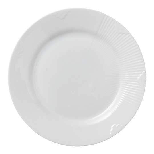 Royal Copenhagen - White Elements Tallrik flat 22 cm