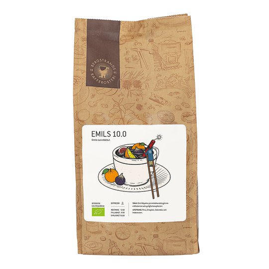 Bergstrands Kafferosteri - Espressobönor Emils 10.0 Eko 1 kg