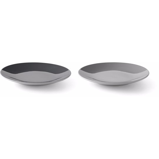 Stelton Emma tallrik 2-pack - grå