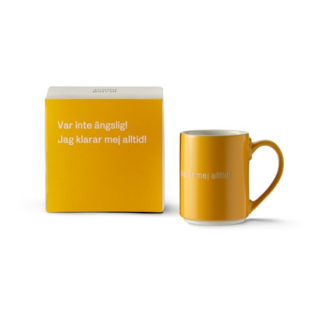 Astrid Lindgren Mugg 11 Gul