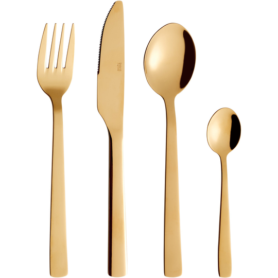 Aida RAW bestickset 24 delar, guld