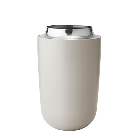 Concave vase, large - sand