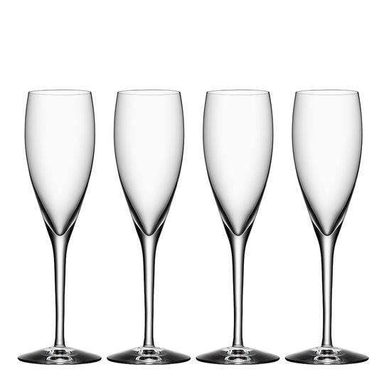 Orrefors - More Champagneglas 18 cl 4-pack