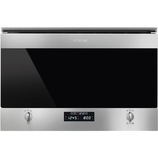 Smeg Classic Mikrovågsugn i Rostfritt Stål