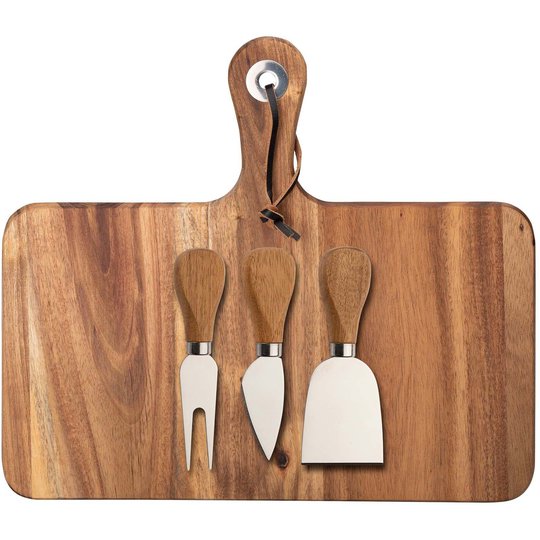 Dorre Oline Ostbricka handtag Akasiaträd 3 ostverktyg längd 29 cm