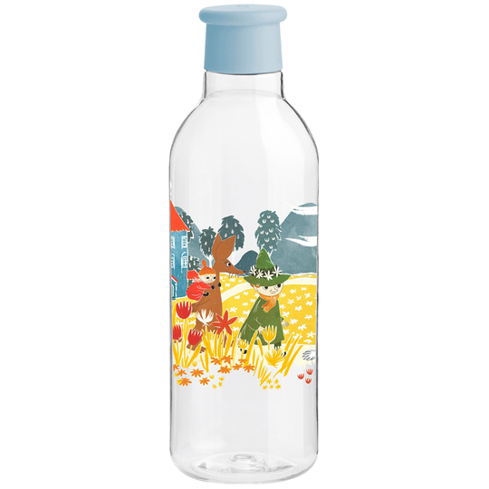 RIG-TIG Moomin vattenflaska, 0,75 liter, sky