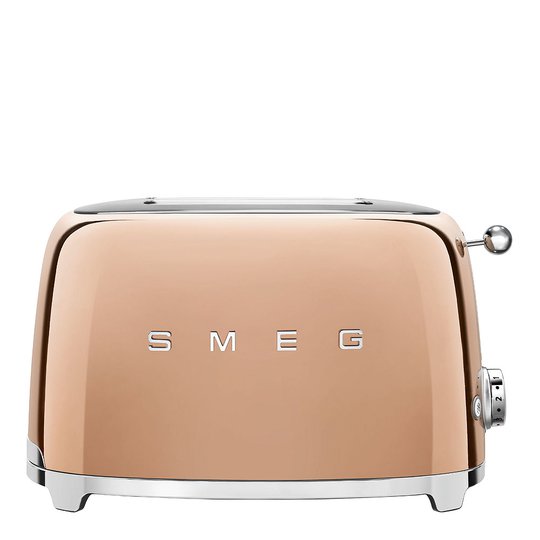 Smeg - 50's Style Brödrost 2 skivor Roséguld