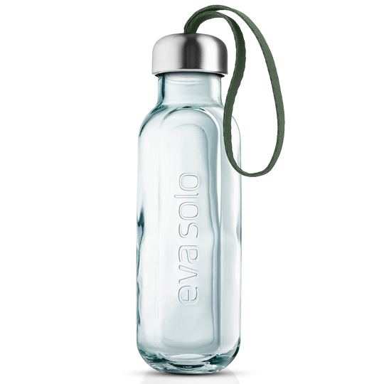 Eva Solo Recycled Dricksflaska i Glas, Cederträ Grön