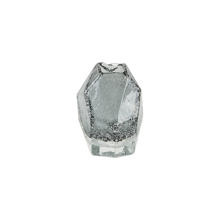 Vas Glas 13 cm Grå