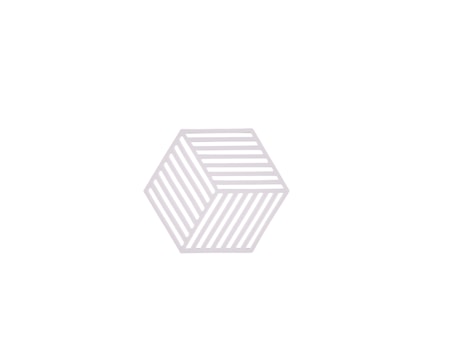 Zone Denmark Hexagon Grytunderlägg Lilac