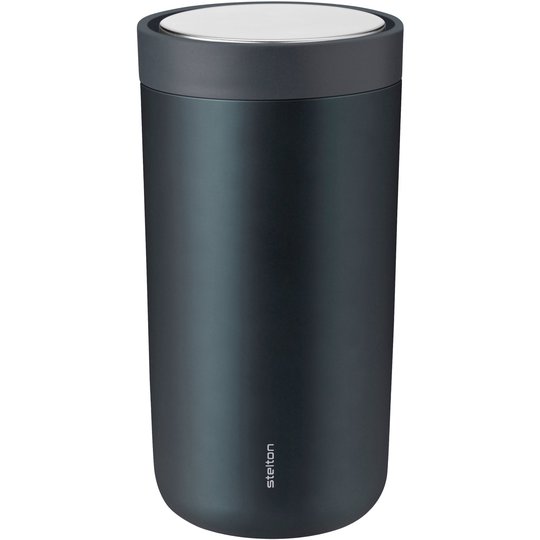 Stelton To Go Click Steel termosmugg 0,2 liter, Granite Grey