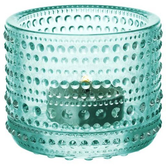 Iittala Kastehelmi Ljuslykta 64mm Vattengrön