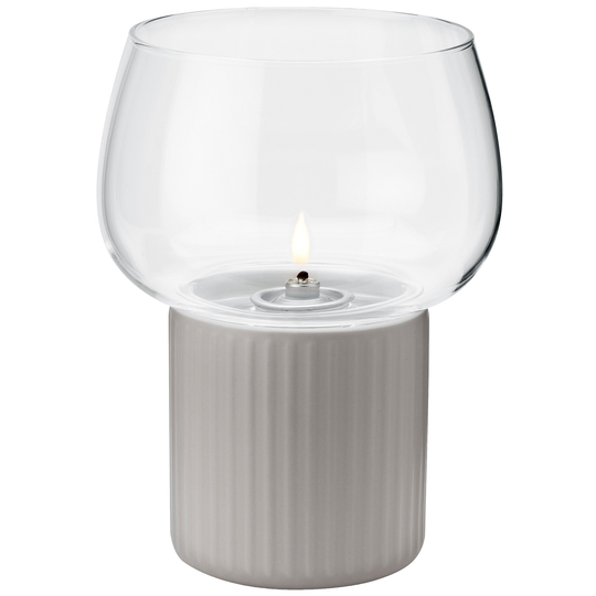 Stelton Hygge Hurricane ljuslykta, grå