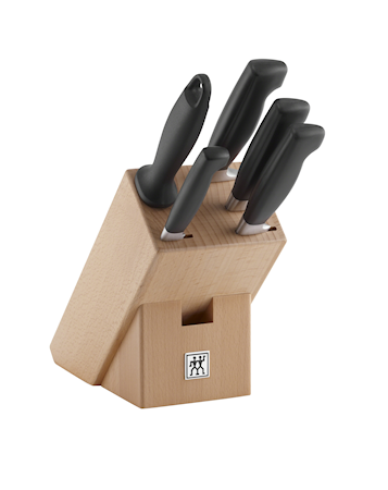 Four Star Knivset 5 delar samt block