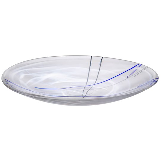 Kosta Boda - Contrast Fat 38 cm Vit