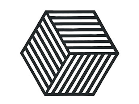 Hexagon Grytunderlägg Svart
