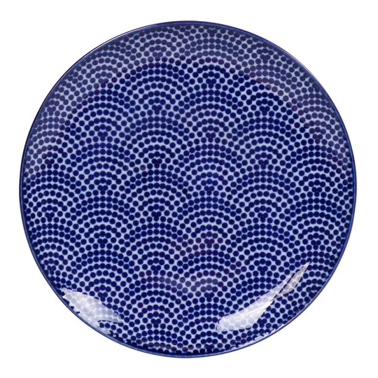 Tokyo Design Studio - Nippon Blue Tallrik 16 cm Dots