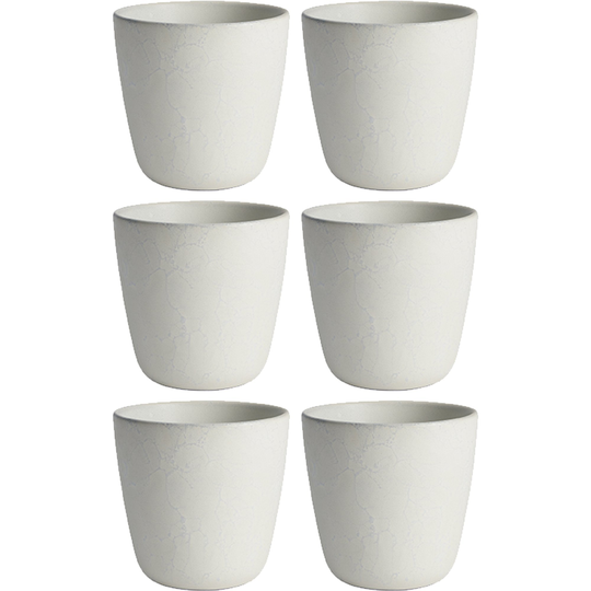 Aida RAW mugg 6 st, arctic white