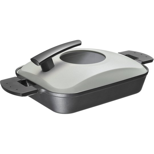 Witt Steam Grill, svart m. stållock