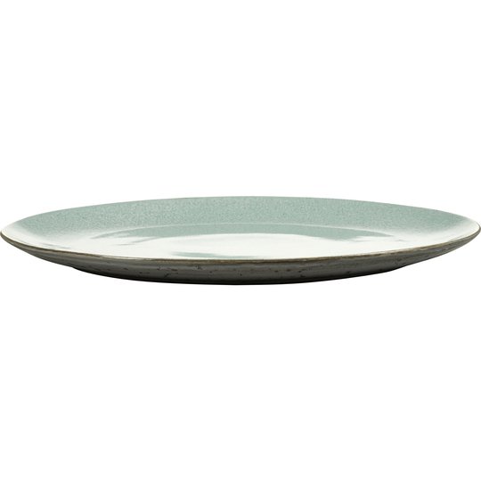Bitz Fat Oval Grå Ljusblå