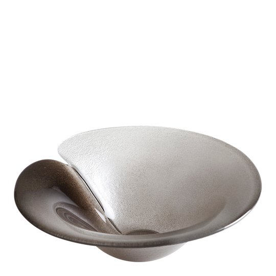 Målerås Glasbruk - Silver Magic Skål 17,5 cm Silver/svart
