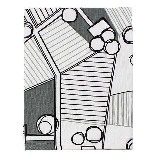 Born in Sweden - Sweden from Above Kökshandduk Countryside 50x70 cm Grå