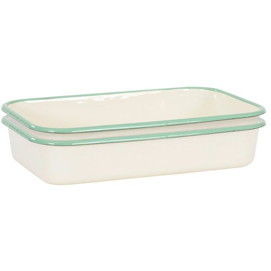 Kockums Jernverk Ugnsfast form 2 st, Creme