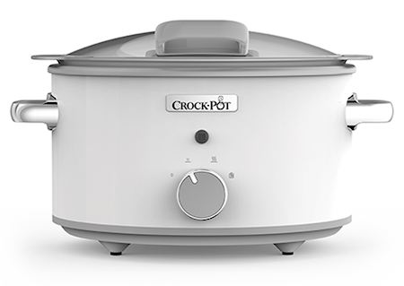 Slowcooker 4,5L DuraCeramic Manuell Vit