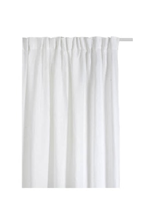 Miramar Gardin med veckband White 140x290 cm