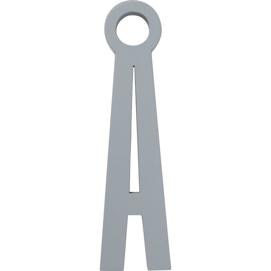 Design Letters Träbokstav i grått, Å