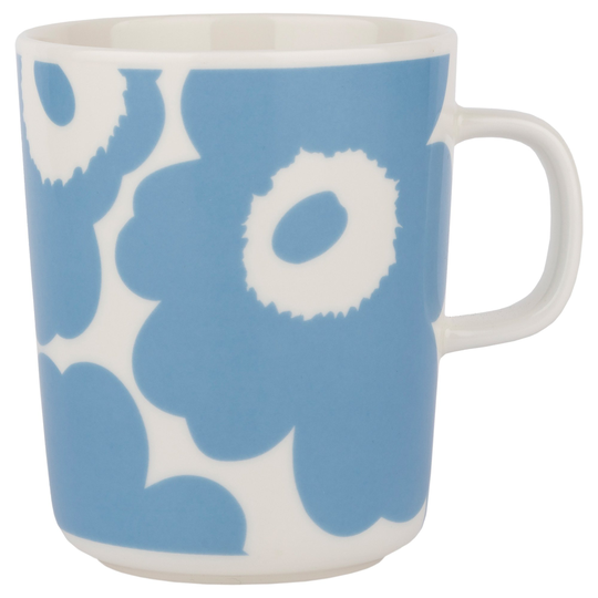 Marimekko OIVA mugg 2,5 dl, vit/blå